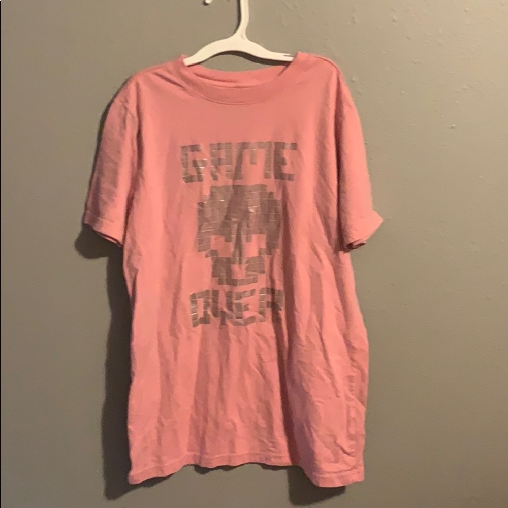 Kids oversized shirt in pink